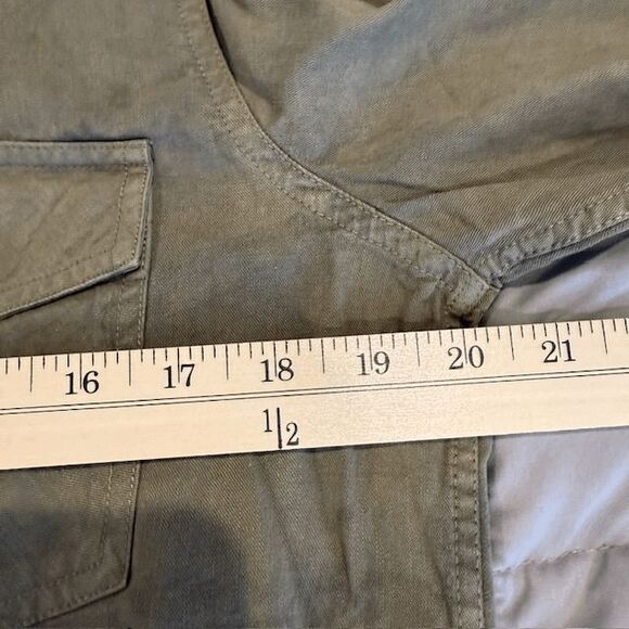 NEW! Rails Sandra Shirt Dress Snap Front Olive Black Tie Dye Size Small - Picture 12 of 14